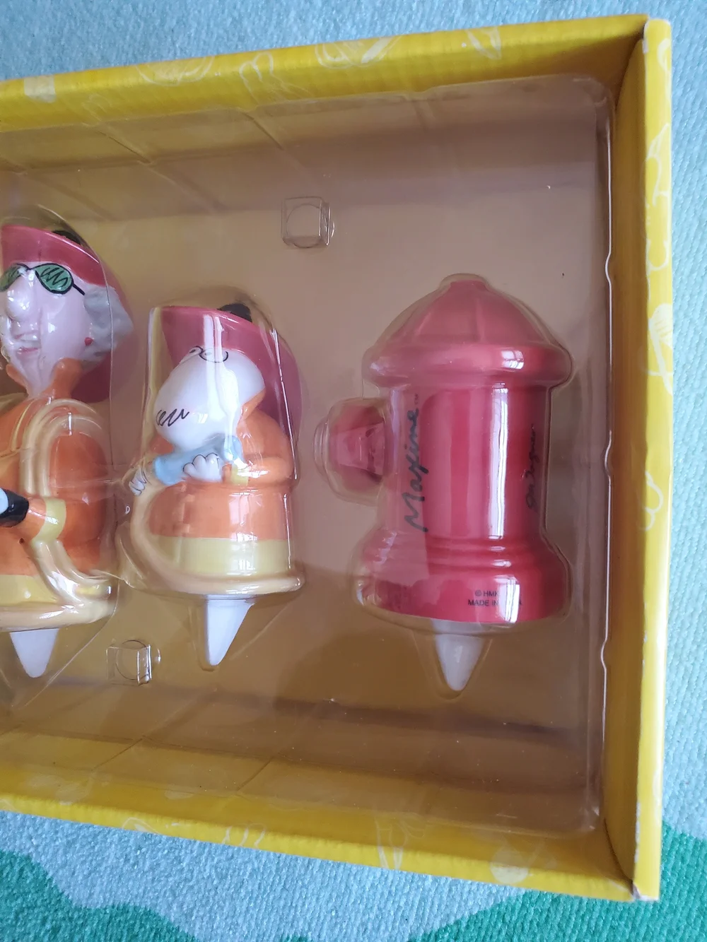 Hallmark Maxine Firefighter Ceramic Cake Toppers